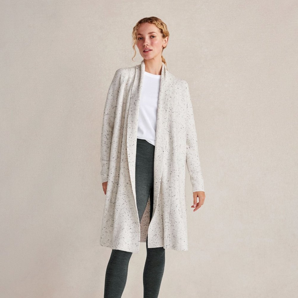 haven well within long white duster cardigan